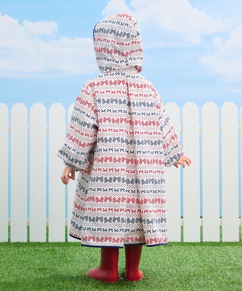 combimini(コンビミニ)の「はっ水ナイロン レインコート(レインコート/ポンチョ・キッズ・サックスブルー/クリーム/ピンク/ライトピンク/ミント/ライトグレー/ライトブルー/ベージュ/レッド/ネイビー・S(80-90)/M(100-110)/L(120-130))」の13枚目の写真