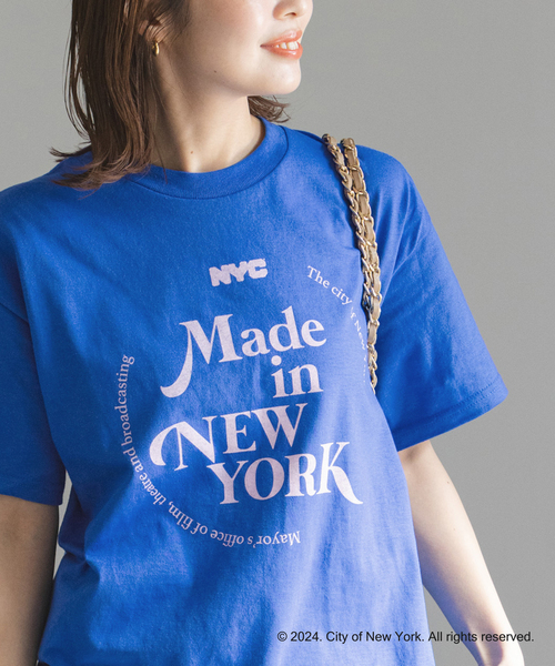 GOOD ROCK SPEED(グッドロックスピード)の「GOOD ROCK SPEED NYC TEE(Tシャツ/カットソー・レディース・ホワイト/ネイビー・MEDIUM)」の8枚目の写真