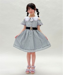 axes femme kids | 肩開きマリンセーラーワンピース(ワンピース)