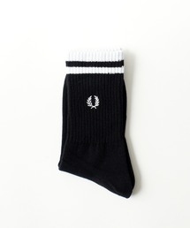 FRED PERRY | 【WEB限定】[FRED PERRY/フレッドペリー] ワンポイントロゴ刺繍 ティップラインリブソックス(ソックス/靴下)