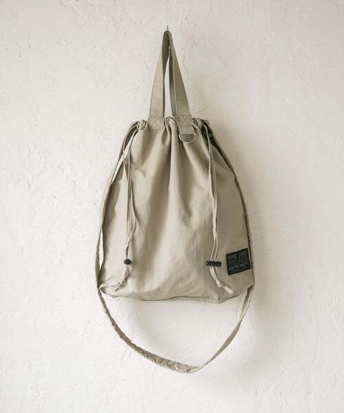 RODE SKO(ロデスコ)の「『ユニセックス』ミニロクヨンギャザーショルダートート(ショルダーバッグ・メンズ・グレー系その他/カーキ/ブラック・ONE)」の3枚目の写真