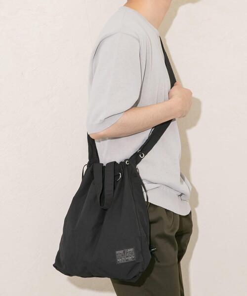 RODE SKO(ロデスコ)の「『ユニセックス』ミニロクヨンギャザーショルダートート(ショルダーバッグ・メンズ・グレー系その他/カーキ/ブラック・ONE)」の6枚目の写真