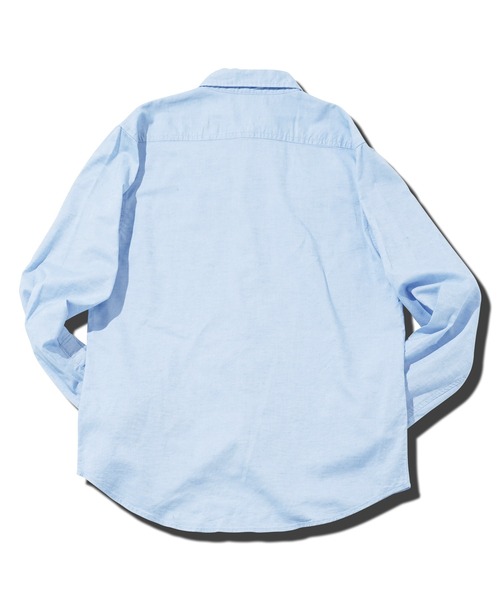 jiggys shop(ジギーズショップ)の「ストレッチ綿麻レギュラー長袖リネンシャツ(シャツ/ブラウス・メンズ・ストライプ/ネイビー/ブルー系その他/ホワイト/ブラウン/グレー・MEDIUM/LARGE/X-LARGE)」の20枚目の写真