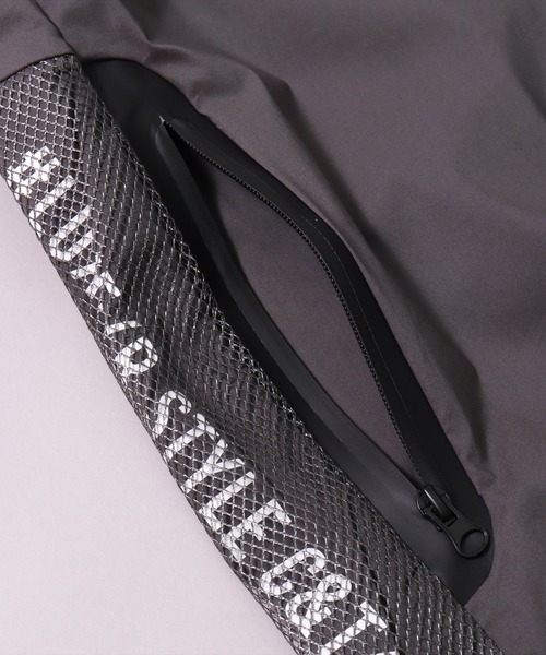 (RM)【LUXE/R GOLF】メッシュ 切り替え モックネック 半袖 プルオーバー（Tシャツ/カットソー）｜LUXE/R GOLF（ラグジュ ゴルフ）