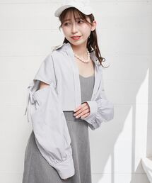 MAJESTIC LEGON | オープンショルダーショートシャツ(シャツ/ブラウス)