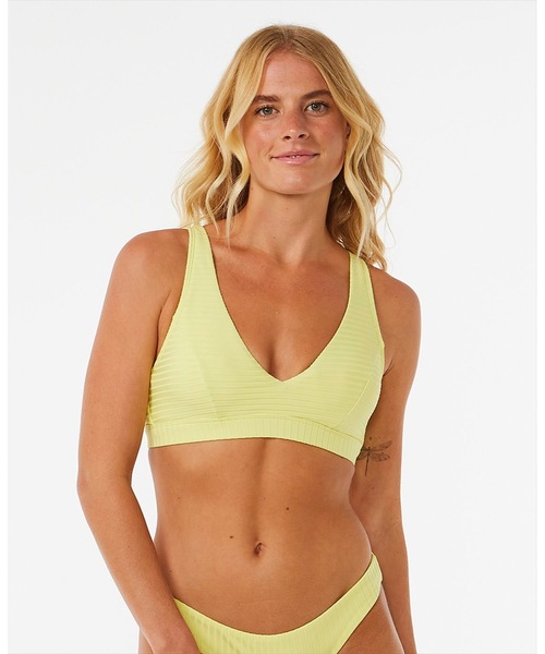 【セール】【RIPCURL（リップカール）】L PREMIUM SURF D-DD DEEP V Vネックラインデザインビキニセット(トップ)（水着）｜RIP CURL（リップカール）