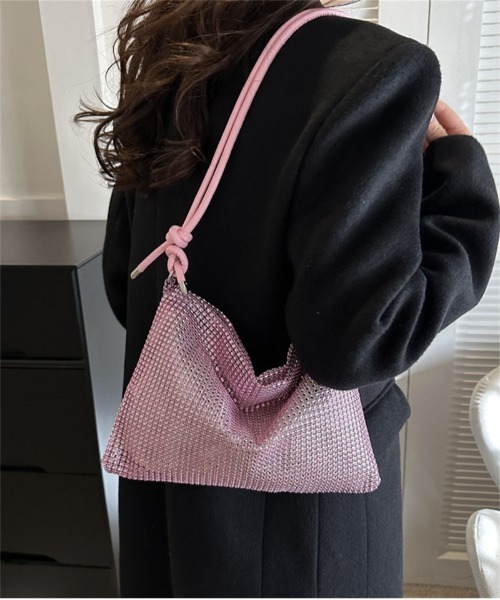 Ritzy(リッツィー)の「6色展開 キラキラショルダーバッグ(ショルダーバッグ・レディース・ブラック/シルバー/ゴールド/パープル/グリーン/ピンク・FREE)」の13枚目の写真