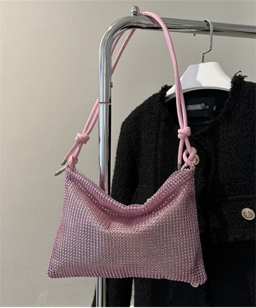 Ritzy(リッツィー)の「6色展開 キラキラショルダーバッグ(ショルダーバッグ・レディース・ブラック/シルバー/ゴールド/パープル/グリーン/ピンク・FREE)」の14枚目の写真