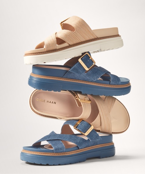 COLE HAAN（コールハーン）の「フラヤ スライド サンダル womens（サンダル・レディース・ベージュ・6/6.5/7/7.5/8/5.5）」の3枚目の写真