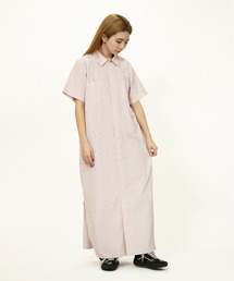 UNIVERSAL OVERALL | ストライプシャツワンピース / SHIRT OP(シャツワンピース)