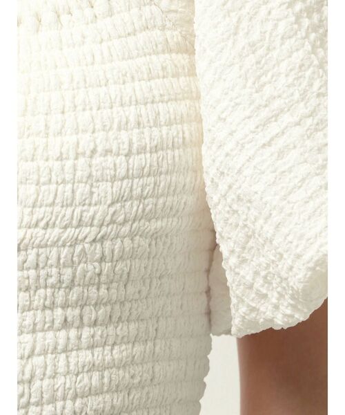 新品•タグ付【By Efrain Mogollón】ボリュームスリーブ トップス tops-12010 ボリューム ドルマン スリーブ ブラウス ホワイト