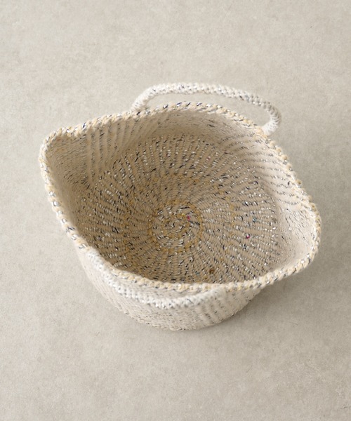 COLLAGE GALLARDAGALANTE(コラージュガリャルダガランテ)の「Africansquare/サイザルバッグ(トートバッグ・レディース・シルバー・FREE)」の10枚目の写真