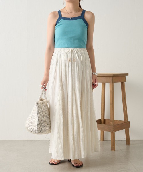 COLLAGE GALLARDAGALANTE(コラージュガリャルダガランテ)の「Africansquare/サイザルバッグ(トートバッグ・レディース・シルバー・FREE)」の6枚目の写真