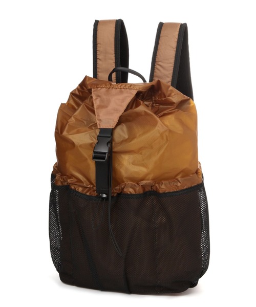 BAYFLOW（ベイフロー）の「[ペットボトルホルダー付き]コーデュラデイパック（バックパック/リュック・レディース・ブラック/ブラウン・FREE）」の19枚目の写真