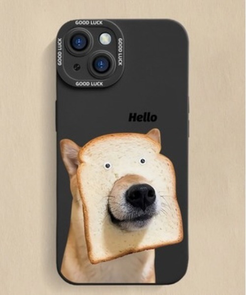 familiar スマートフォンカバー クマと犬刺繍　スマホケース 全機種対応！familiarデザインモデルのカスタマイズスマホケースが