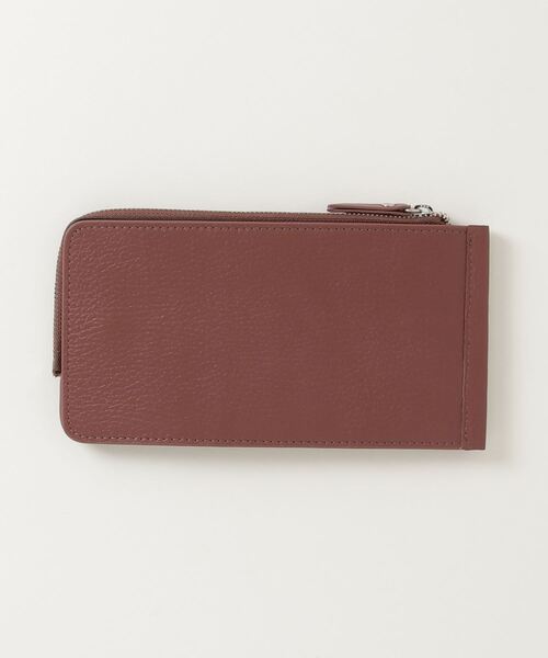 セール】嬉しい薄型 大容量26枚収納 スマホも入る！牛本革 ラウンド