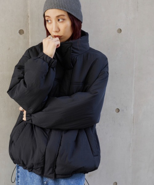 Auntie Rosa Holiday(アンティローザホリデー)の「※入荷禁止※中綿オーバーサイズコート / ブルゾン(ダウンジャケット/コート・レディース・グレー/ブラック/アイボリー/キャメル・FREE)」の19枚目の写真