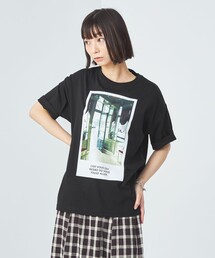 green label relaxing | 【別注】＜BETTERDAYS STADIUM＞GLR フランス フォト Tシャツ(Tシャツ/カットソー)