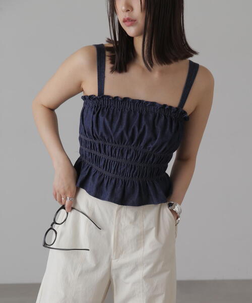 FREE'S MART（フリーズマート）の「シャーリングセットアップ（ワンピース・レディース・ブラック系その他/ワンウォッシュ・FREE）」の20枚目の写真