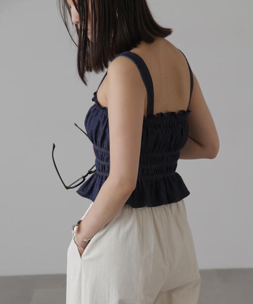 FREE'S MART（フリーズマート）の「シャーリングセットアップ（ワンピース・レディース・ブラック系その他/ワンウォッシュ・FREE）」の21枚目の写真