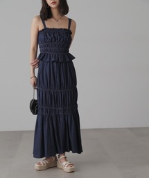 FREE'S MART | シャーリングセットアップ(ワンピース)