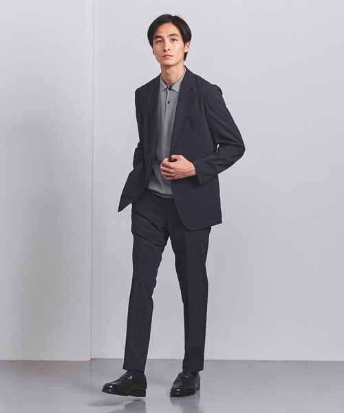 UNITED ARROWS(ユナイテッドアローズ)の「シアサッカーノープリーツパンツ COZY -撥水・ウォッシャブル・ストレッチ--(その他パンツ・メンズ・ダークグリーン/ネイビー・XXL/XL/M/S/L)」の12枚目の写真