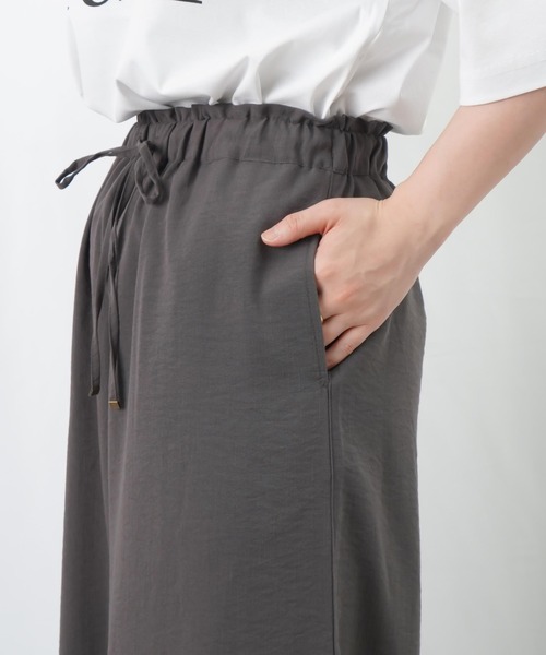 LUCA/LADY LUCK LUCA(ルカ/レディラックルカ)の「LC/LLL リネンライクイージーパンツ【セットアップ着用可】(その他パンツ・レディース・グレイッシュベージュ/チャコールグレー/ピンク・FREE)」の10枚目の写真