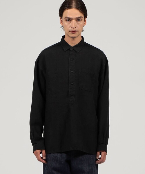 VETRA(ベトラ)の「VETRA PULLOVER SHIRTS リネン プルオーバーシャツ(シャツ/ブラウス・メンズ・ブラック・42/44)」の10枚目の写真