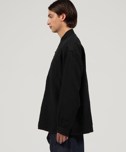 VETRA(ベトラ)の「VETRA PULLOVER SHIRTS リネン プルオーバーシャツ(シャツ/ブラウス・メンズ・ブラック・42/44)」の9枚目の写真