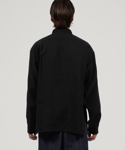 VETRA(ベトラ)の「VETRA PULLOVER SHIRTS リネン プルオーバーシャツ(シャツ/ブラウス・メンズ・ブラック・42/44)」の8枚目の写真