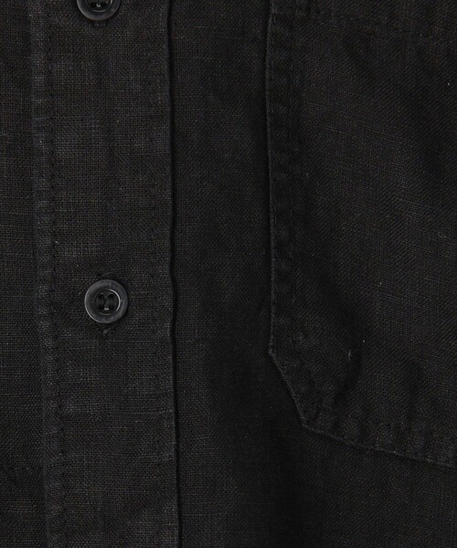 VETRA(ベトラ)の「VETRA PULLOVER SHIRTS リネン プルオーバーシャツ(シャツ/ブラウス・メンズ・ブラック・42/44)」の3枚目の写真