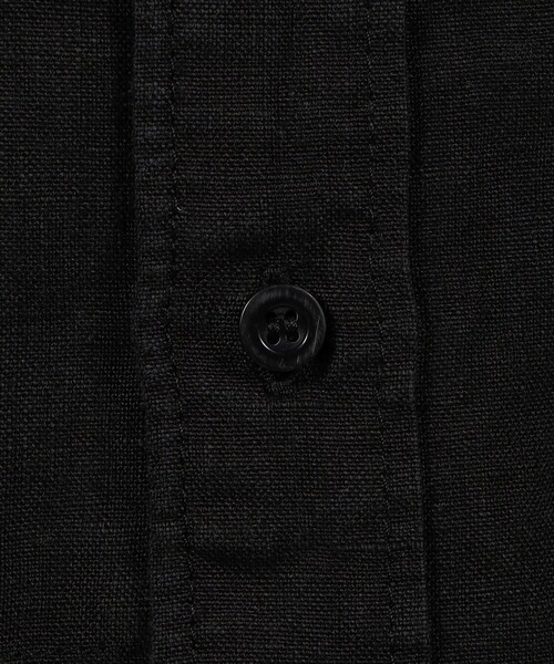 VETRA(ベトラ)の「VETRA PULLOVER SHIRTS リネン プルオーバーシャツ(シャツ/ブラウス・メンズ・ブラック・42/44)」の2枚目の写真