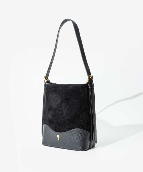AMI Alexandre Mattiussi（アミアレクサンドルマテュッシ）の「AMI PARIS PANAME PANAME BUCKET BAG アミ パリス パンメパナメ バケット ショルダーバッグ（ショルダーバッグ・レディース・ブラック・FREE）」の13枚目の写真