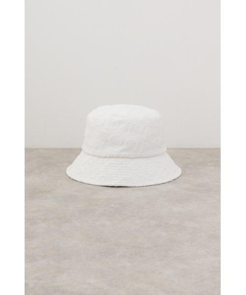 AZUL by moussy(アズールバイマウジー)の「総柄パイルジャガードバケットハット(ハット・メンズ・ライトカーキ/ホワイト/ブラック・FREE)」の18枚目の写真
