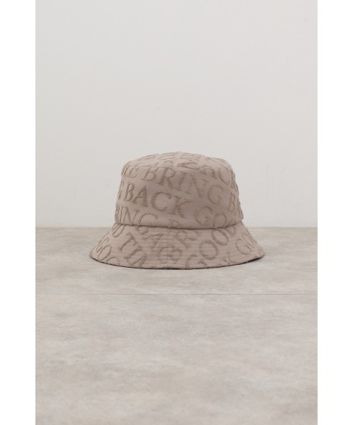 AZUL by moussy(アズールバイマウジー)の「総柄パイルジャガードバケットハット(ハット・メンズ・ライトカーキ/ホワイト/ブラック・FREE)」の13枚目の写真