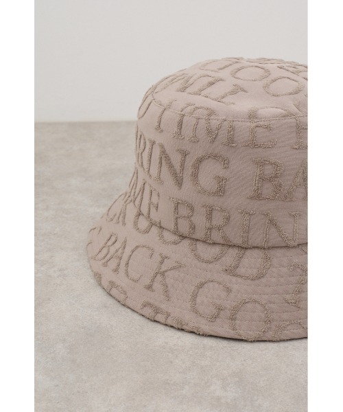 AZUL by moussy(アズールバイマウジー)の「総柄パイルジャガードバケットハット(ハット・メンズ・ライトカーキ/ホワイト/ブラック・FREE)」の15枚目の写真