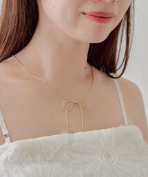 Chico | ロングメタルリボンネックレス(ネックレス)