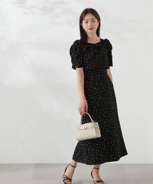 PROPORTION BODY DRESSING(プロポーションボディドレッシング)の「ハートドットナロースカート / 1214220800(スカート・レディース・ボルドー/ブラック・SMALL/MEDIUM)」の10枚目の写真