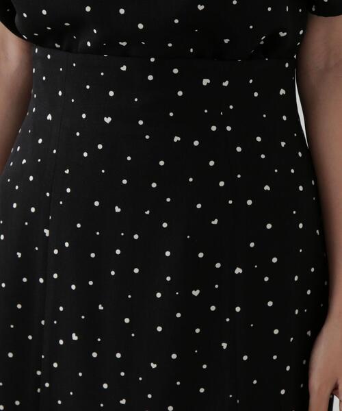 PROPORTION BODY DRESSING(プロポーションボディドレッシング)の「ハートドットナロースカート / 1214220800(スカート・レディース・ボルドー/ブラック・SMALL/MEDIUM)」の17枚目の写真