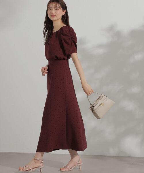 PROPORTION BODY DRESSING(プロポーションボディドレッシング)の「ハートドットナロースカート / 1214220800(スカート・レディース・ボルドー/ブラック・SMALL/MEDIUM)」の20枚目の写真