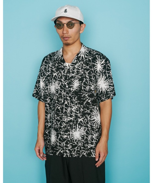 CALEE（キャリー）の「R/P BATIK PATTERN OPEN COLLAR SH（シャツ/ブラウス・メンズ・ブラック/グリーン・X-LARGE/LARGE/MEDIUM/SMALL）」の8枚目の写真