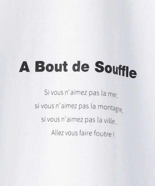 UNITED ARROWS（ユナイテッドアローズ）の「＜NOUVELLE VAGUE＞ ヌーベルバーグ JLG Tシャツ1（Tシャツ/カットソー・メンズ・ホワイト・M/L/XL）」の13枚目の写真