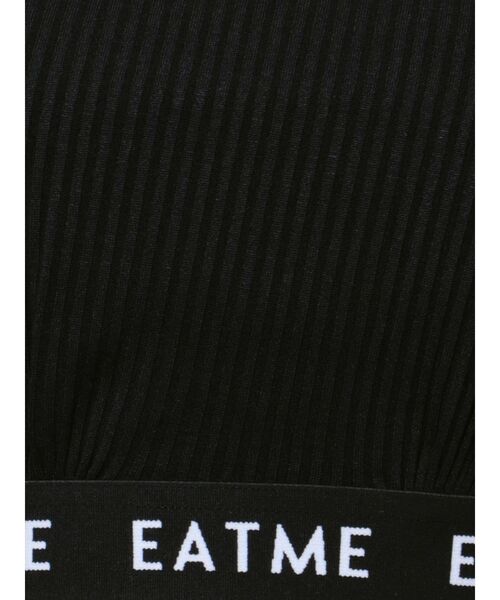 EATME（イートミー）の「ヘムロゴリブTOP（Tシャツ/カットソー・レディース・ブラック/アイボリー・FREE）」の20枚目の写真