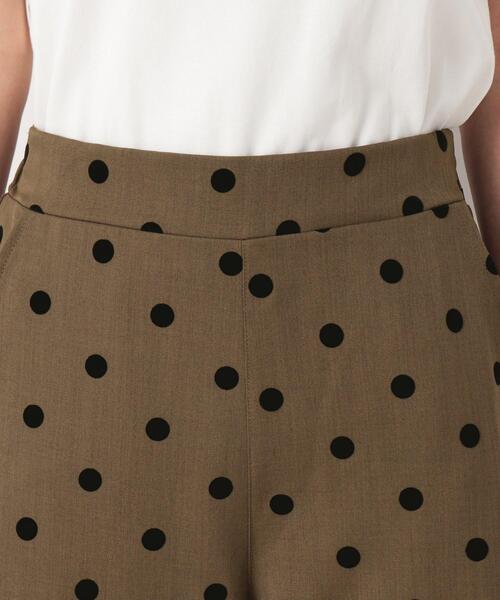 Dessin（デッサン）の「◆【後ろゴム・洗える】フロッキードットイージーパンツ（S～L）（その他パンツ・レディース・ブラック系/ダークブラウン系・02/01/03）」の19枚目の写真