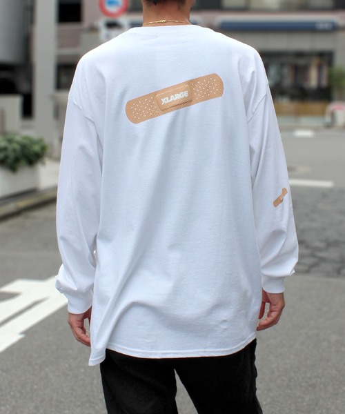セール】【XLARGE】エクストララージ BAND-AID LG L/S TEE BAND-AID