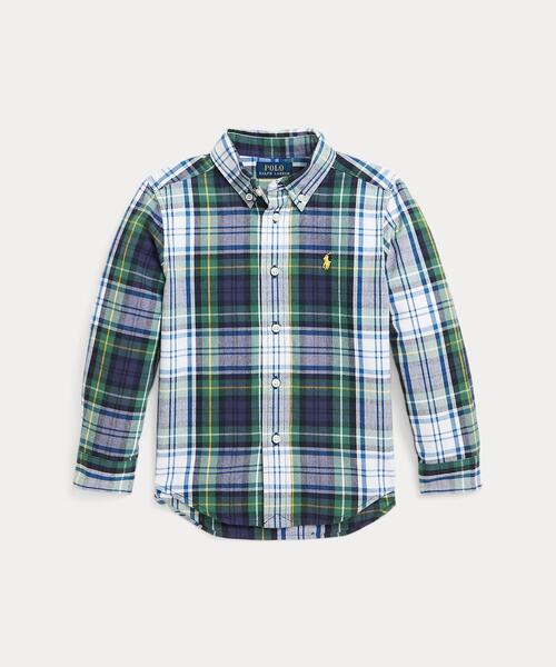 【セール】チェック ブラッシュド コットン オックスフォード シャツ(シャツ/ブラウス)|POLO RALPH LAUREN CHILDRENSWEAR(ポロ ラルフ ローレン チルドレンズウェア)