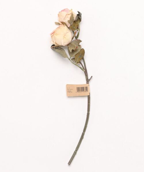 a.depeche(アデペシュ)の「アーティフィシャルフラワー / 造花 / colorer ローズ(15-02-IV)(フラワーベース・レディース・アイボリー・FREE)」の2枚目の写真