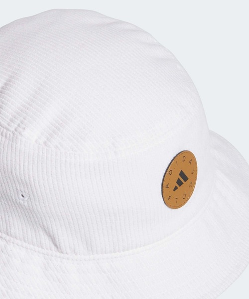 adidas（アディダス）の「コーデュロイ バケットハット【adidas Golf/アディダスゴルフ】（ハット・レディース・ブルー系その他/ホワイト/ブラック/イエロー系その他・MEDIUM/LARGE）」の6枚目の写真