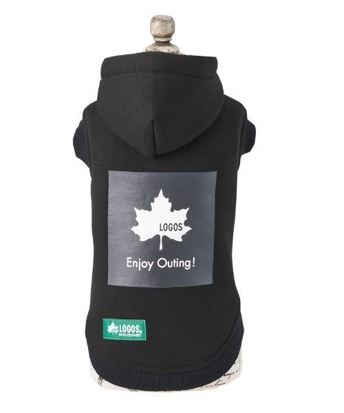 LOGOS(ロゴス)の「LOGOS/もちのびボックスロゴパーカー(ペットウェア・メンズ・イエロー/ブラック・XS/S/M/L/2L/3L)」の9枚目の写真