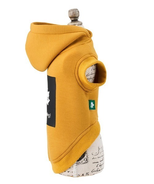 LOGOS(ロゴス)の「LOGOS/もちのびボックスロゴパーカー(ペットウェア・メンズ・イエロー/ブラック・XS/S/M/L/2L/3L)」の16枚目の写真